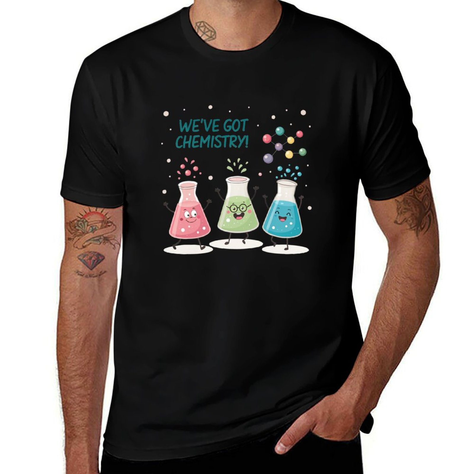Science Buddies - Science Beaker Buddies T-Shirt Trendiges, lässiges