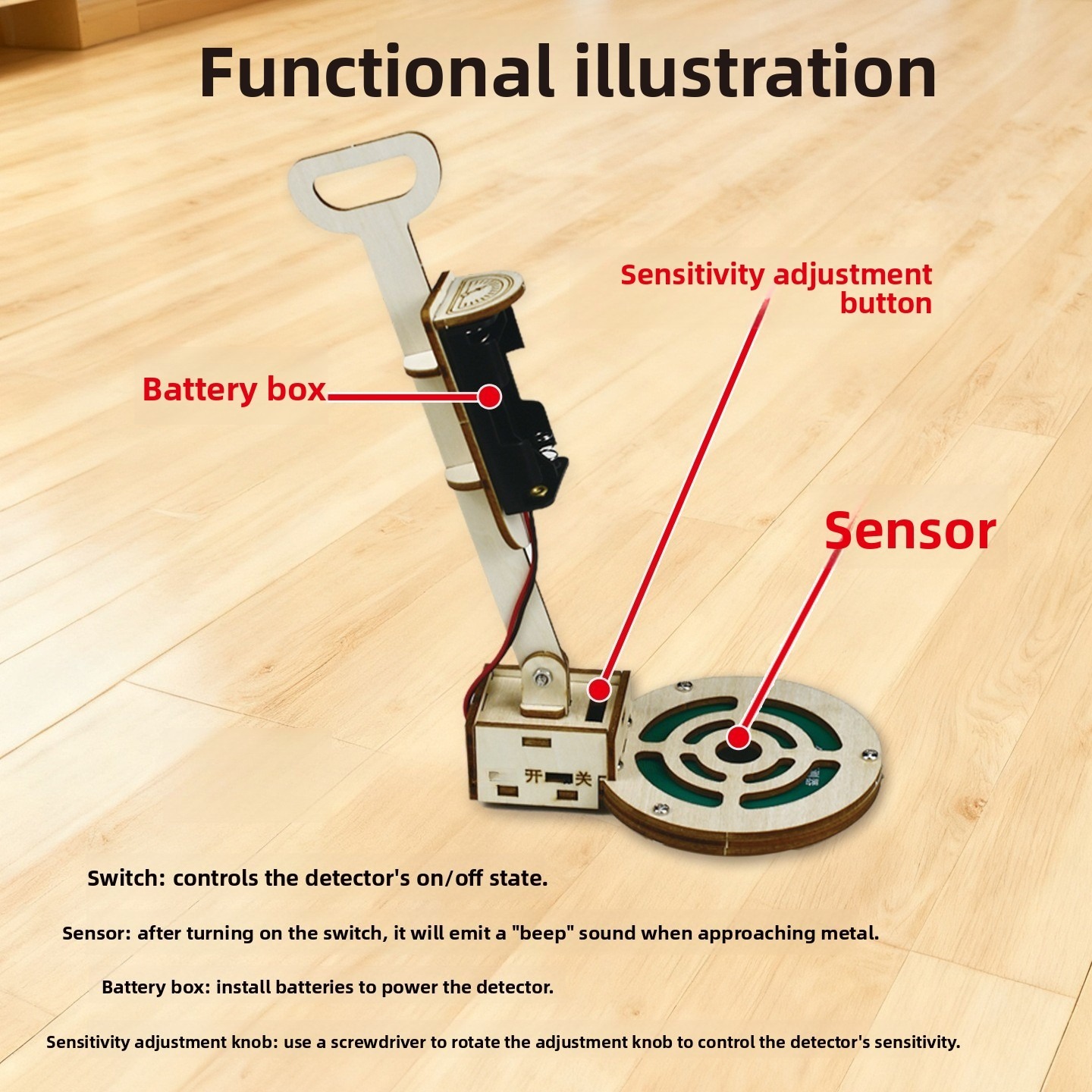 DIY Metalldetektor-Bausatz Wis – Science Hobby Kit Bewertung und Preis