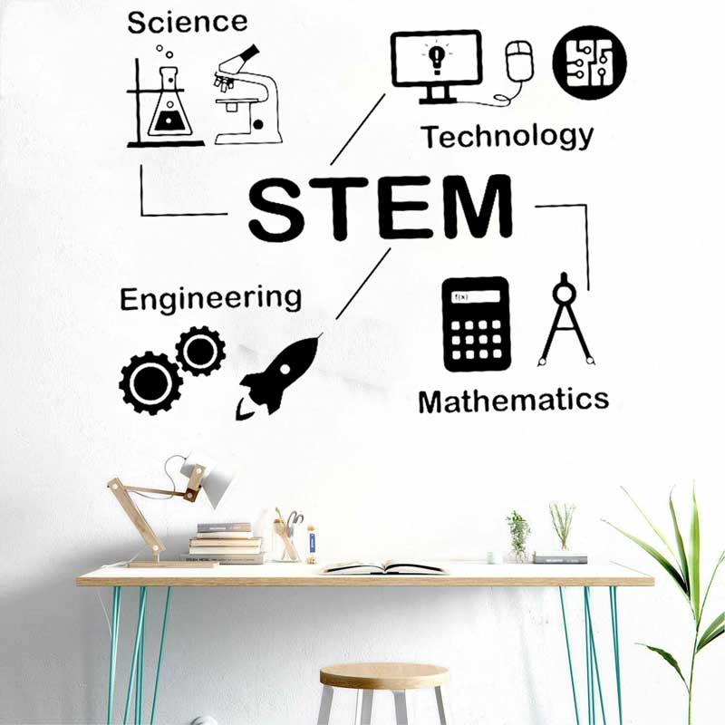STEM-Wandaufkleber, Wissenscha – Science And Invention Bewertung und Preis