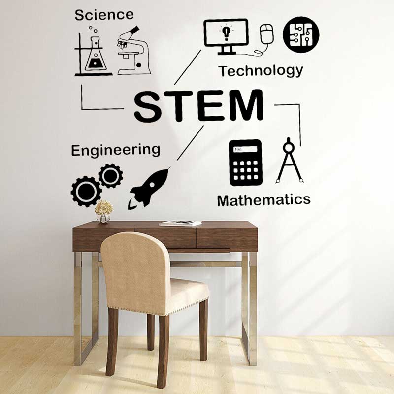 STEM-Wandaufkleber, Wissenscha – Science And Invention Bewertung und Preis